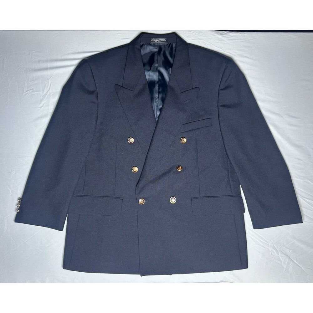 Vintage Bert Pulitzer Double-Breasted Blazer - Like New - Size 42S